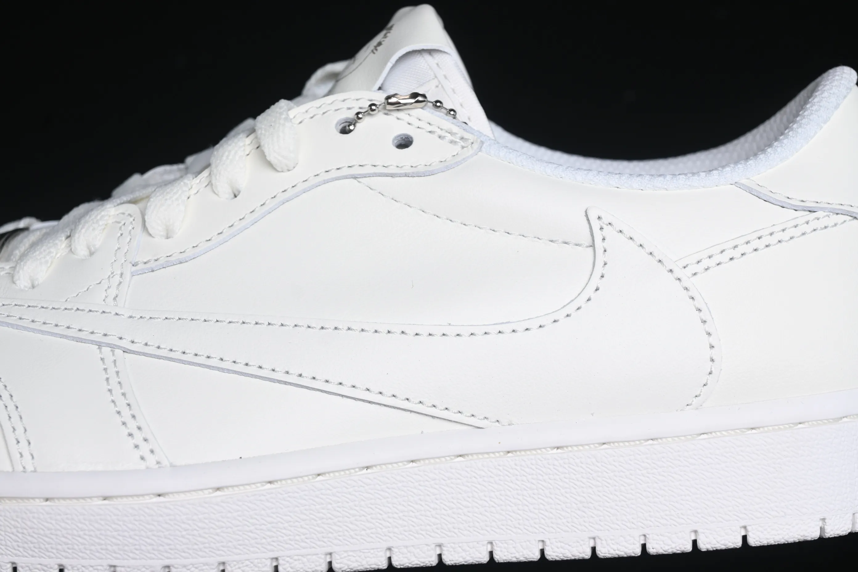 All categories Air Jordan Jordan series basketball shoes Air Jordan 1 Low Pure original Travis Scott x Air Jordan Low OG SP AJ1 Joe 1 TS joint barb low-top family and friends limited pure white TD1228-111
